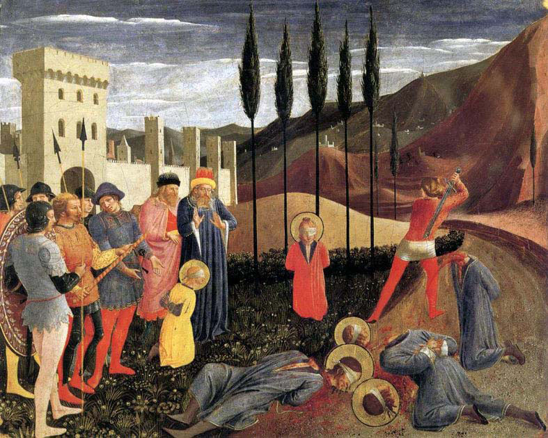 Beheading of saint cosmas and Saint Damien